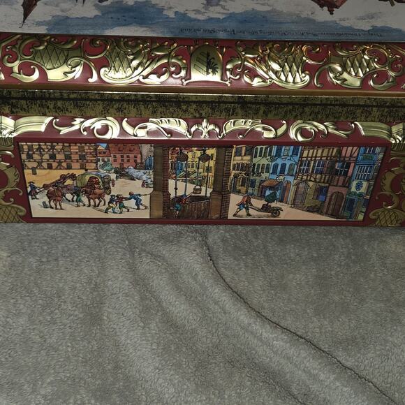 1984 E Otto Schmidt Lebkuchen Large Biscuit Cookie Tin Box West Germany - Picture 6 of 16